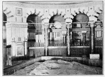 Innenraum der Omar-Moschee, aus Jerusalem von Charles Diehl